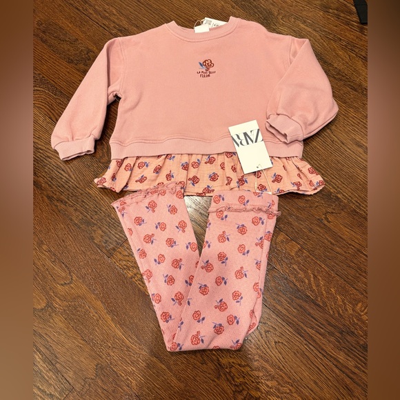 Zara Other - SOLD 🩷Zara sweatshirt set